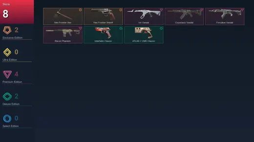 AP | Neo Frontier Axe | Neo Frontier Sheriff | Ion Vandal | Cryostasis Vandal | 8 Skin | 20 Agent | 28 Buddy | Lv66 — Valorant account