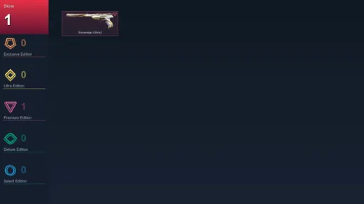 EU | Sovereign Ghost | 1 Skin | 17 Agent | 28 Buddy | Lv54