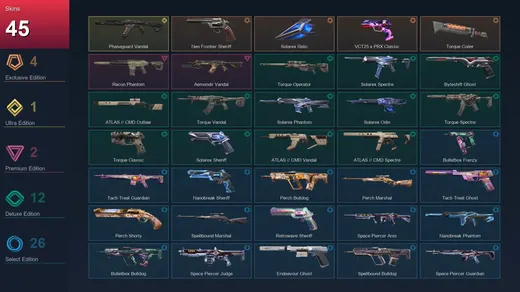 AP | Neo Frontier Sheriff | Solarex Relic | VCT25 x PRX Classic | Torque Coiler | 45 Skin | 27 Agent | 59 Buddy | Lv135 — Valorant account