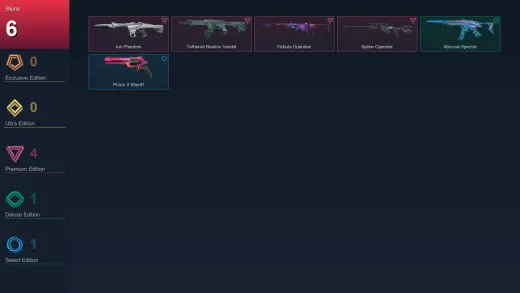 EU | Ion Phantom | Tethered Realms Vandal | Nebula Guardian | Spline Operator | 6 Skin | 12 Agent | 12 Buddy | Lv34 — Valorant account