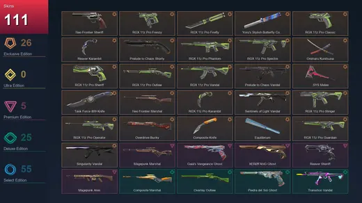 NA | Neo Frontier Sheriff | RGX 11z Pro Frenzy | RGX 11z Pro Firefly | Yoru's Stylish Butterfly Comb | 111 Skin | 25 Agent | 85 Buddy | Lv136 — Valorant account