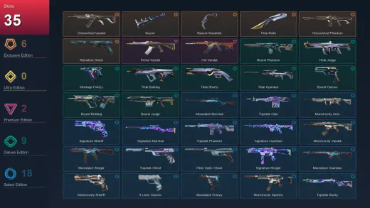 BR | ChronoVoid Vandal | Bound | Reaver Karambit | Tilde Knife | 35 Skin | 29 Agent | 71 Buddy | Lv148