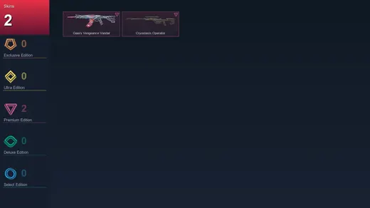 EU | Gaia's Vengeance Vandal | Cryostasis Operator | 2 Skin | 10 Agent | 7 Buddy | Lv22